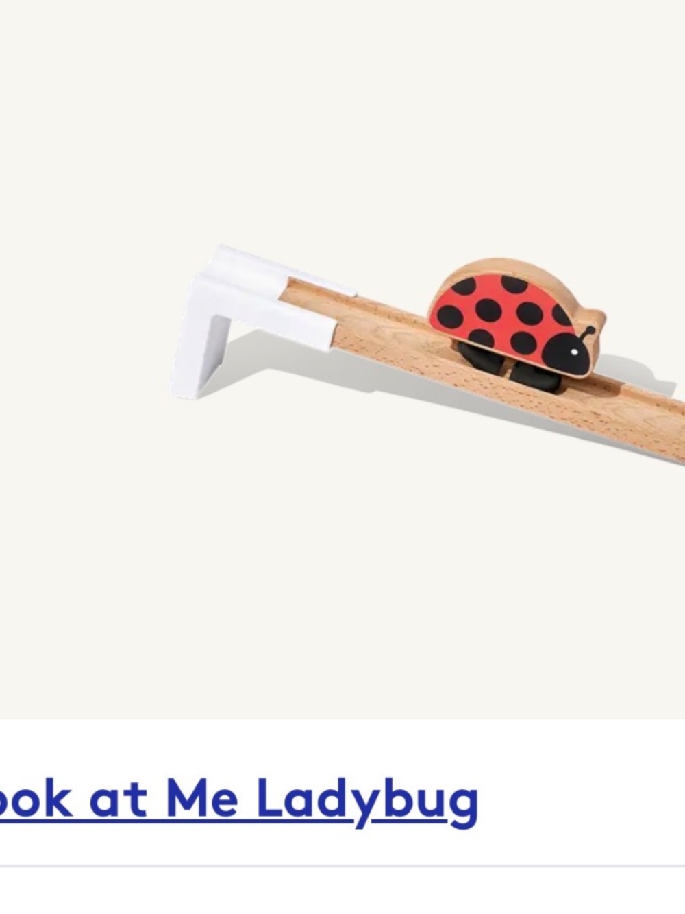 Lovevery Look At Me Ladybug baby toy sensory newborn tummy time toy - Picture 2 of 2